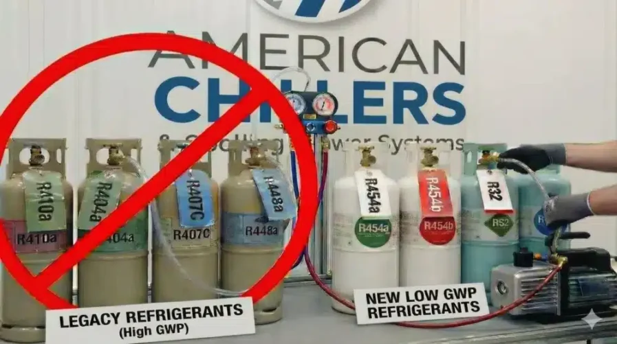 Refrigerant Change for Industrial Process Chillers